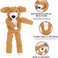 DODODOLA Dog Toys Plush Partial Stuffing Puppy Chew Toys for Teething Soft Squeaky Dog Toy to Keep Them Busy for Small Medium Big Large Dogs Pet