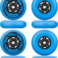 8-Pack Inline Skate Replacement Wheels 85A Outdoor Asphalt Formula Roller Blades Wheels Indoor Roller Blades Wheels with Bearings ABEC-9 & Floating Spacers