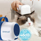 oneisall Cat Vacuum Groomer Quiet, Pet Vacuum Grooming Kit with Clipper Paw Trimmer & Brush, 1.5L Large Dust Cup Pet Vacuum for Shedding, Trimming & Home Cleaning
