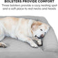 Furhaven Orthopedic Dog Bed for Large Dogs w/ Removable Bolsters & Washable Cover, For Dogs Up to 95 lbs - Quilted Sofa - Silver Gray, Jumbo/XL