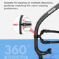 OMID SN1 Snorkel for Adult Youth, Diving Snorkel with One-Way Purge Valve, Food-Grade Silicone Mouthpiece