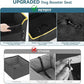 PETSFIT Small Dog Car Seat, Patent Safety Buckles Car Seat for Dogs, Puppy Car Seat with Safety Belt, Suitable for Small Pets Up to 25lbs (Black)