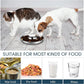 Zopeal 6 Pcs Puppy Food Bowls 11.8" Stainless Steel Puppy Feeding Bowl Dog Food Water Bowls, Weaning Feeder for Litters, Small Medium Large Dogs, Pets