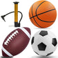 3-Piece Sports Balls Set, Includes Size 5 Basketball, Size 4 Soccer Ball, Size 6 Football & Pump, Sports Equipment Perfect Sports Gift for for Boys, Girls, Teens, and Adults