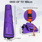 Goloni Ski Bag with Wheels,Padded Snowboard Bag for Air Travel,600D Waterproof Fabric,Foldable Snow Bag Fits 2 Pairs Skis
