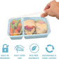 Bentgo 20-Piece Lightweight, Durable, Reusable BPA-Free 2-Compartment Containers - Microwave, Freezer, Dishwasher Safe - Sky