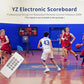 YZ Large Electronic Scoreboard with Buzzer, Wall-Mounted Professional Digital Scoreboard with Remote, Basketball Scoreboard with Timer, Digital Score Keeper for Basketball