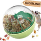 KADTC Extra-Large Dog Giggling Treat Dispenser Ball - Adjustable Food Dispensing Speed - Puppy Mind Game Puzzle Slow Feeder for Medium/Large/Extra Large Dogs Aggressive Chewers Breed