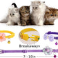 16 PCS Cute Cat Collars Breakaway with Bell for Boy Cats and Girl Cats Gifts (#5-Multicolor Plaid)