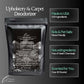 Midnight Ice Carpet Freshener Powder Refill 36 oz | Powerful Odor Eliminator for Home | Upholstery Deodorizer | Carpet Deodorizer | Pet Urine | Cat Litter Box | Black Ice Fragrance