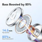 Ear buds Wireless Earbuds Bluetooth 5.3 Headphones 60hrs Playtime with Digital Display Sports Wireless Headphones with Earhook Deep Bass IPX7 Waterproof Over-Ear Earbuds for Android iOS Workout Blue