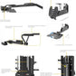 MiM USA Hercules EX, Commercial All in One Gym Machine w/400 lb Weight Stack, Adj Bench, Jammer Arms, Leg Press, Leg Extension, Arm Curl, LAT Seat & Complete Attachment