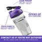 HELIMIX 1.5 Vortex Blender Shaker Bottle Holds Upto 20oz | No Blending Ball or Whisk | USA Made | Portable Pre Workout Whey Protein Drink Shaker Cup | Mixes Cocktails Smoothies Shakes | Top Rack Safe