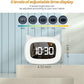 Kids Alarm Clock with Night Light & 18 Ringtones,Rechargeable,Cute Cat Ear Clock for Boys Girls Birthday Presents,Digital Clock for Children's Bedroom(White)