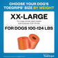 Dr Buzby's XXLarge ToeGrips for Dogs - Instant Traction on Wood/Hardwood Floors - Anti Slip Relief - Grippers for Senior Dogs - Stop Sliding Instantly - Rubber Nails for Paws - 1 Pack (20 Grips)