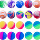 PET SHOW 20Pcs 1.2 Inch Cat Toy Bouncy Balls Interactive Kitten Bouncing Ball for Indoor Cats Pet Birthday Gift Colorful Chase Rubber Ball with High Elasticity Boys
