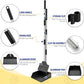 Pooper Scooper for Large Dogs, Adjustable Long Handle Metal Tray and Spade Poop Scooper for Dogs with Bin for Pet Waste Removal, No Bending Clean Up Pooper Scooper for Medium and Large Dogs
