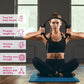 Syhood Pilates Ring 11. 81 Inch Pilates Circle Yoga Ring Magic Lightweight Flexible Workout Equipment for Fitness Physical Therapy Resistance Exercise Arms Legs
