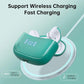 Wireless Earbuds, Bluetooth Ear Buds Headphones, 60H Long Playtime, Stereo Deep Bass, LED Power Display, IPX7 Sport Waterproof, Lightweight in-Ear Earphones with Mic for iPhone Android PC TV Computer