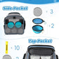 Expandable Travel Pet Bag, Scratch-Resistant Breathable Mesh, Crossbody&Tote Design, Durable&Spacious, Pet Carrier with High-Visibility Windows, Easy-Cleaning Fabric, Removable Soft Pad&Shoulder Strap