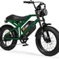 Qlife Electric Bike for Adults-1500W Peak Motor 20" Fat Tires 28MPH(Unlock to 35MPH) EBike Moped, 624-1248Wh Removable Battery Bicycle, with Dual Suspension & Brakes Motorcycle, 7-Speed,Spark