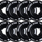 Rollerex ST360 92A Roller Skate Wheels (8-Pack) (Color Options) - Indoor Outdoor - Use for Quad Skate Wheel Replacement (Steel Black)
