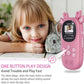 64GB MP3 Players for Kids, Cute Reindeer Portable Music Bluetooth Kid MP3 Player, Child MP3 Player with Bluetooth 5.3,Speaker, FM Radio, Alarm Clock, Voice Recorder, Stopwatch (Support up to 128GB)