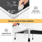 Veehoo Chew Proof Elevated Dog Bed - Cooling Raised Pet Cot - Silver Aluminum Frame and Durable Textilene Mesh Fabric, Unique Designed No-Slip Feet for Indoor or Outdoor Use, Black, X-Large, CWC2003