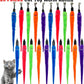 Cat Worm Toy Refills, 20 Pieces Cat Wand Attachments Worms Toy for Indoor Cats (B)