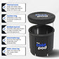 Ice Bath Tub for Athletes with Cover: 85 Gallons Cold Plunge Tub for Recovery, Multiple Layered Portable Ice Bath Plunge Pool by The Cold Pod