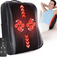 Boriwat Back Massager with Heat, Shiatsu 4D Kneading Rolling Up and Down Back Massage for Pain Relief Deep Tissue, Track-Guided & Lower Back Massager for Lumbar, Shoulder, Gifts for Women Men Mom Dad