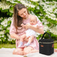 Mancro Breastmilk Cooler Bag Travel, Fits 4 Baby Bottles Up to 9 Ounce, Baby Bottle Bag with Ice Pack, Insulation Breast Milk Cooler Travel, Black