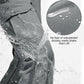 FREE SOLDIER Men's Outdoor Softshell Fleece Lined Cargo Pants Snow Ski Hiking Pants with Belt