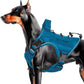 Heavy-Duty Tactical Dog Harness for Large Dogs, No Pull Adjustable Reflective Pet Vest with Molle System, K9 Military-Grade Control for Service Training, Outdoor & 10+ Breeds, Blue, Medium