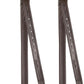 Exion FlexiStrong Stirrup Leathers for English Saddles – 1" Premium Calfskin with Nylon Core – Numbered Holes, Stainless Steel Buckles – Black/Brown – Horse Riding Gear (48"/120cm to 62"/155cm)