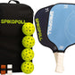 SPI New by SPIKOPOLL Pickleball Paddles Set of 2, USA Pickleball Approved, Lightweight, Durable Fiberglass Pickleball Rackets with Polypropylene Honeycomb Core