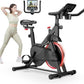 Stationary Bike, Spin Bike with 32 Levels of Adjustable Magnetic, Exercise Bike for Home with Exclusive App, Low Noise Indoor Bike, Cycling Bike with Comfortable Seat Cushion