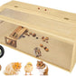Large Hamster Cage 48", Top Opening Lockable Roof, Gerbil Cage with Ventilation Window, Dwarf Hamster Cages and Habitats, Chewproof Syrian Hamster Habitat Enclosure, (Wooden, 48" L x 20" W x 20" H)