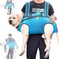 Dog Lift Harness Backpack Carrier for Large Dogs, Full Body Sling with Handle, Dog Harness for Joint Injuries, Arthritis, Ideal for Stairs, Elderly Dogs (Blue XX-Large 50-66 LBS)