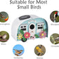 BAYN Bird Houses for Outside Decorative with 10 LEDs Solar String Lights Humming Bird Houses for Outside Hanging Handwork Bird Nest Garden Decor Outdoor