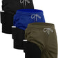 Sureio 3 Pcs Men's 2 in 1 Running Shorts 7 Inch Quick Dry Athletic Workout Shorts with Liner Phone Pockets Towel Loop