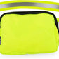 Reflective Belt Bag Night Sash for Night Safety - High Visibility Hip Bag Waist Pack with Large Storage Pouch - Adjustable Night Fanny Pack for Dog Walking, Hiking, Biking