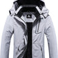 MOERDENG Women's Waterproof Ski Jacket Warm Winter Coat Outdoor Windbreaker Hiking Snowboarding Jacket