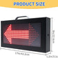 YZ LED Basketball Possession Indicator with Aluminum Frame,Portable Possession Arrow Basketball for Referees,Sports Electronic Equipment with Toggle Switch for Sports