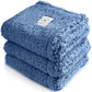 Luciphia 1 Pack 3 Calming Dog Blanket Fluffy Premium Fleece Pet Blankets Soft Sherpa Throw for Dogs Puppy Cat Haze Blue Small (23" x16")