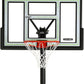 Lifetime Pro Court Height Adjustable Portable Basketball System, 44 Inch Backboard, Blue/White