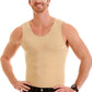 Insta Slim -Made in USA- Compression Tank-Top Shapewear for Men. Tummy Control Slimming Body-Shaper for Belly & Back Support