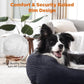 GASUR Rectangle Dog Bed for Large Dogs - Orthopedic, Durable and Anti-Slip. Cozy and Soft, Perfect for Sleeping. Warming Effect for Puppies. (M (30"x24"x9"), Black)