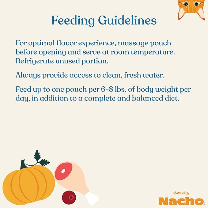 Made by Nacho Immunity Support Cage-Free Chicken Puree Meal Topper with Bone Broth (36 Count), Limited Ingredients