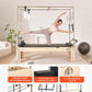 VEVOR Pilates Reformer Machine, Pilates Workout Equipment for Home Gym Studio Use, Pilates Bed with Dual Resistance- Spring & Cord, Reformer Set, Up to 400 LBS